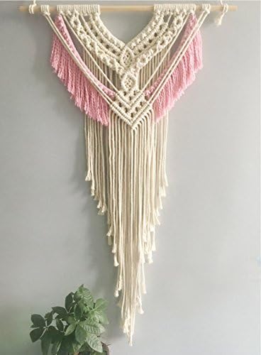 Gmefly Handmade Boho Macrame Wall Hanging Living Room Wall Hanging