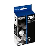 Genuine OEM Black Ink Cartridge Epson WorkForce Pro WF-4630 WF-4640 WF-5110 WF-5690 WF-5190 WF-5620 - T786120 786 - Yield 900
