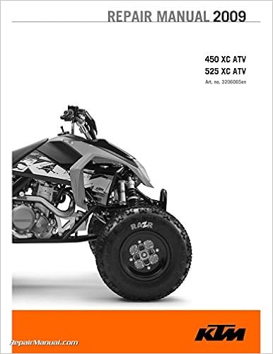 3206065 2009 KTM 450 525 XC ATV Printed 