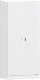 Vida Designs Riano 2 Door Wardrobe White 170H x 76W x 53D cm