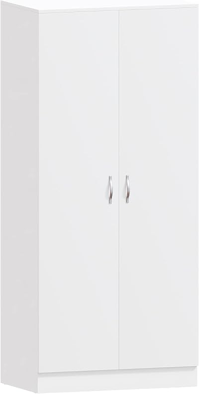 Vida Designs Riano 2 Door Wardrobe White 170H x 76W x 53D cm