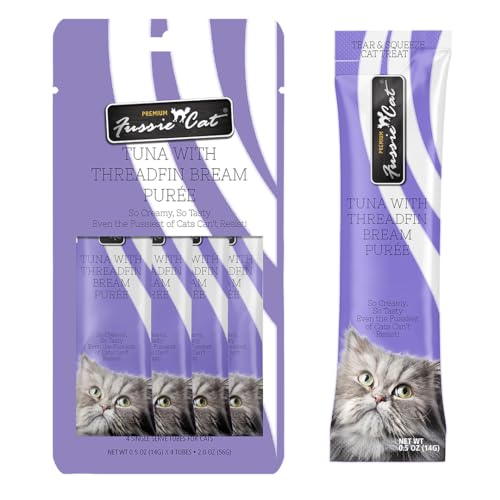 FUSSIE CAT TUNA THREADFIN PUREE,PURPLE