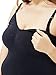HOFISH Women's Breast Feeding Tops,Maternity Nursing Cami with Build, 2017 with Pads Shelf-Bra/Grey Black White, X-Large