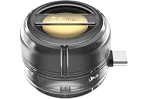 KUIOPYY Portable Mini Speaker Universal Type-C Sound Box Type-C Plug in Mobile Phone Amplifier External Wired Home Clear