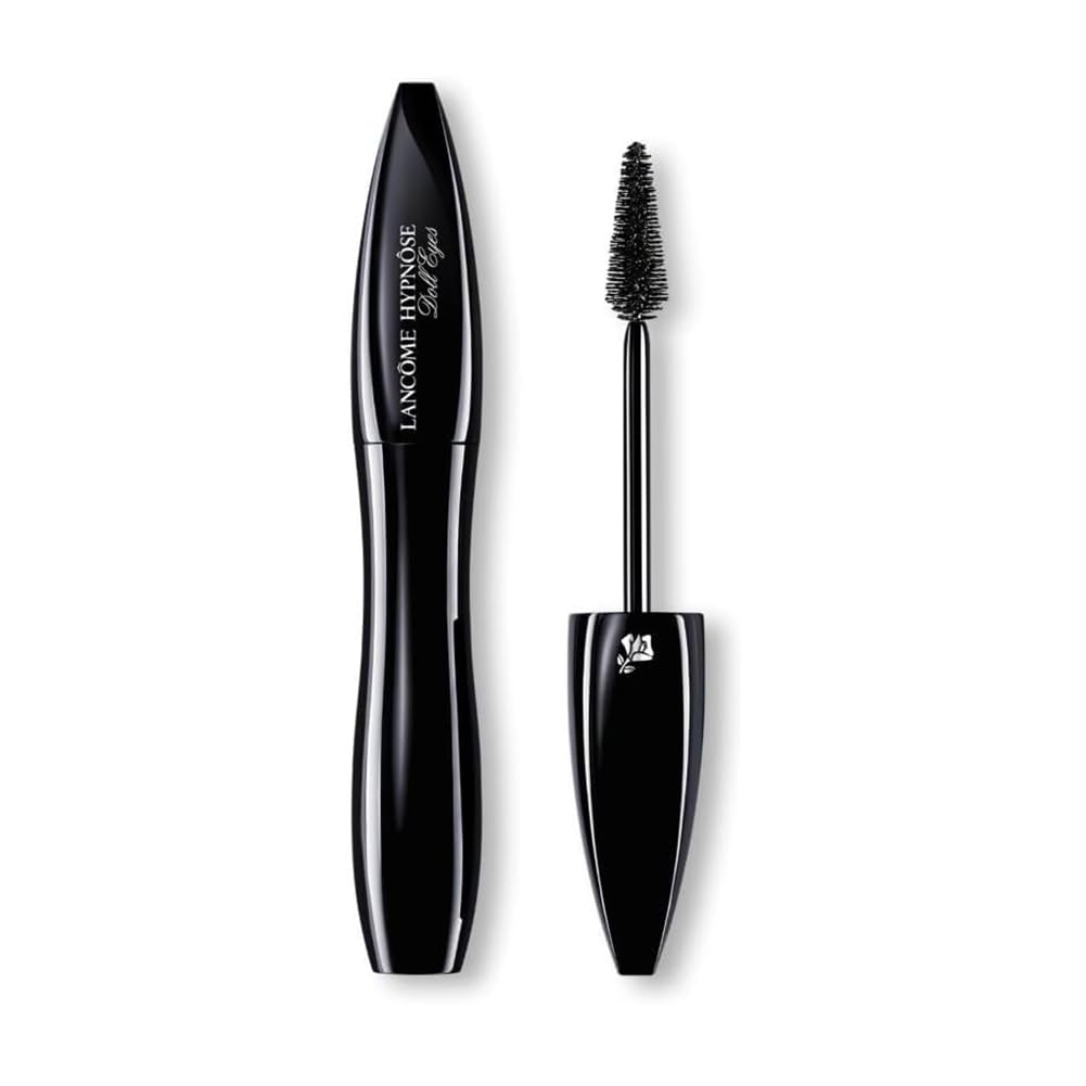 Lancôme Hypnôse Doll Eyes Volumising & Lengthening Black Mascara for a Wide-Eyed Doll Lash Look, Achieve Bold, Curved, Clump-free Finish for Extended Lashes, 01 Black, 6.5Ml