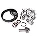 Engine Timing Belt Kit with Water Pump, Fit for 3.4L V6 Toyota 4Runner, T100, Tacoma, Tundra with 5VZFE Engine, Replace TKT-025 TKT-007 TCKWP271