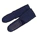 Home-X Navy Blue Adult Soft Knit Gripper, Non Skid Slippers Socks. One Sise Fits All (Man)