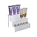 Azar 326043 12-Inch W by 8.5-Inch D Three-Tier Acrylic Step Display