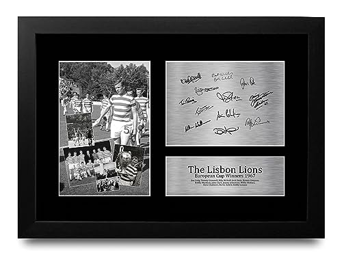 (Framed) The Lisbon Lions Celtic 1967 European Cup Winners