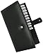 Marshal RFID Blocking Soft Premium Leather Bifold Credit Card Holder with Button Closure (Black)