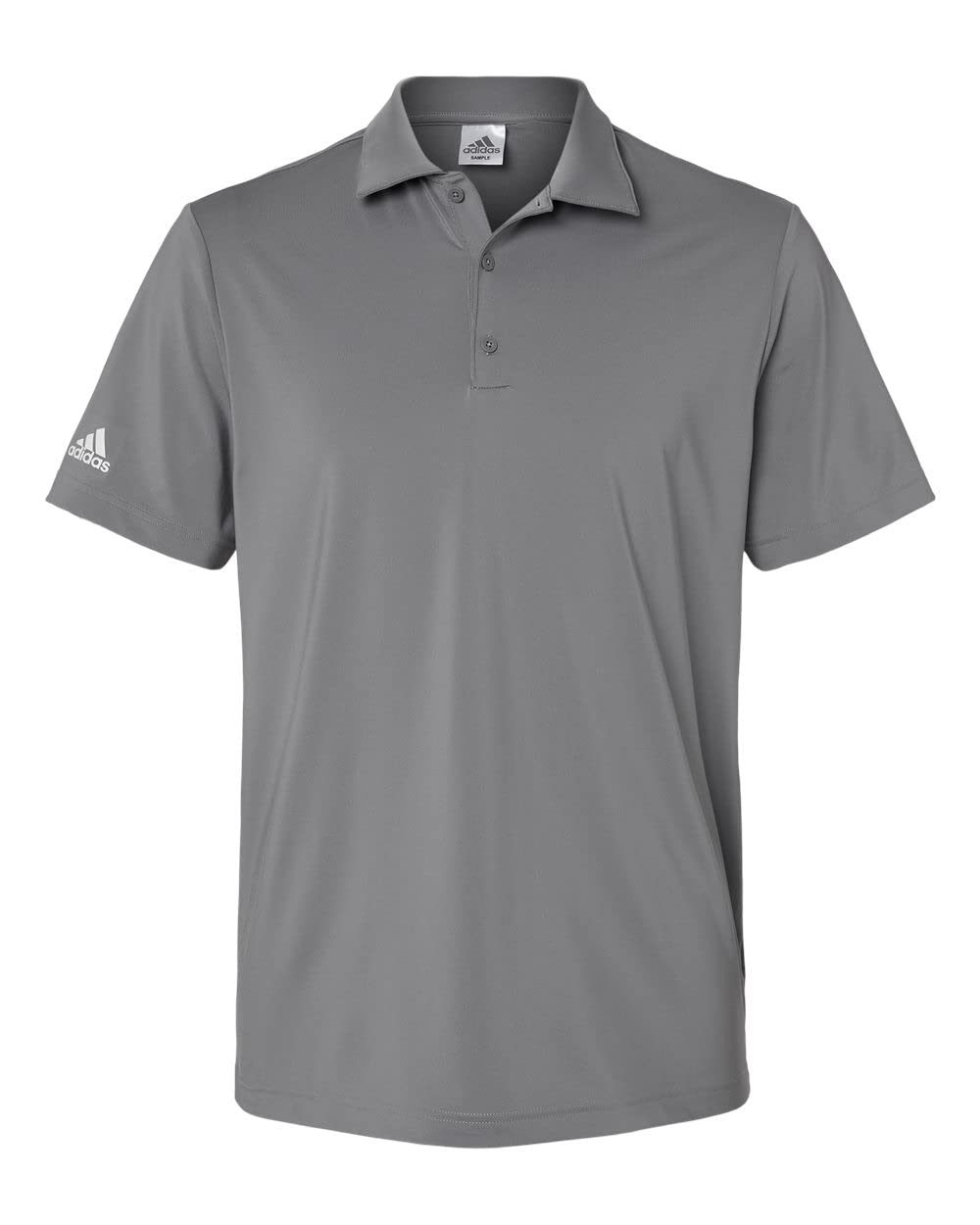 Photo 1 of adidas Mens Ultimate Solid Polo, M, Grey Three