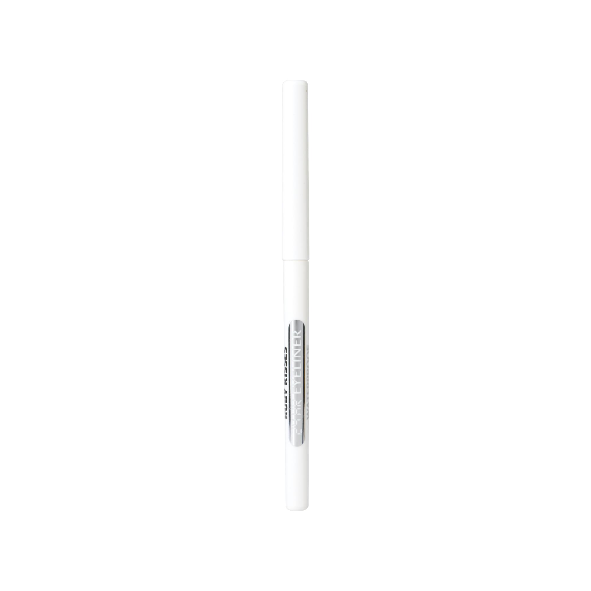 Ruby Kisses Pencil Eyeliner, Retractable Eyeliner, Waterproof, Smudge-Proof Eye Makeup, High Pigmented, 24H Long Lasting Eyepencil (White Out)