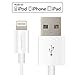 HomeSpot 5 inches / 13cm Extra Short Tangle-Free Lightning to USB Cable with Ultra Compact Connector Head for iPhone, iPod and iPad (4 Pack - White)