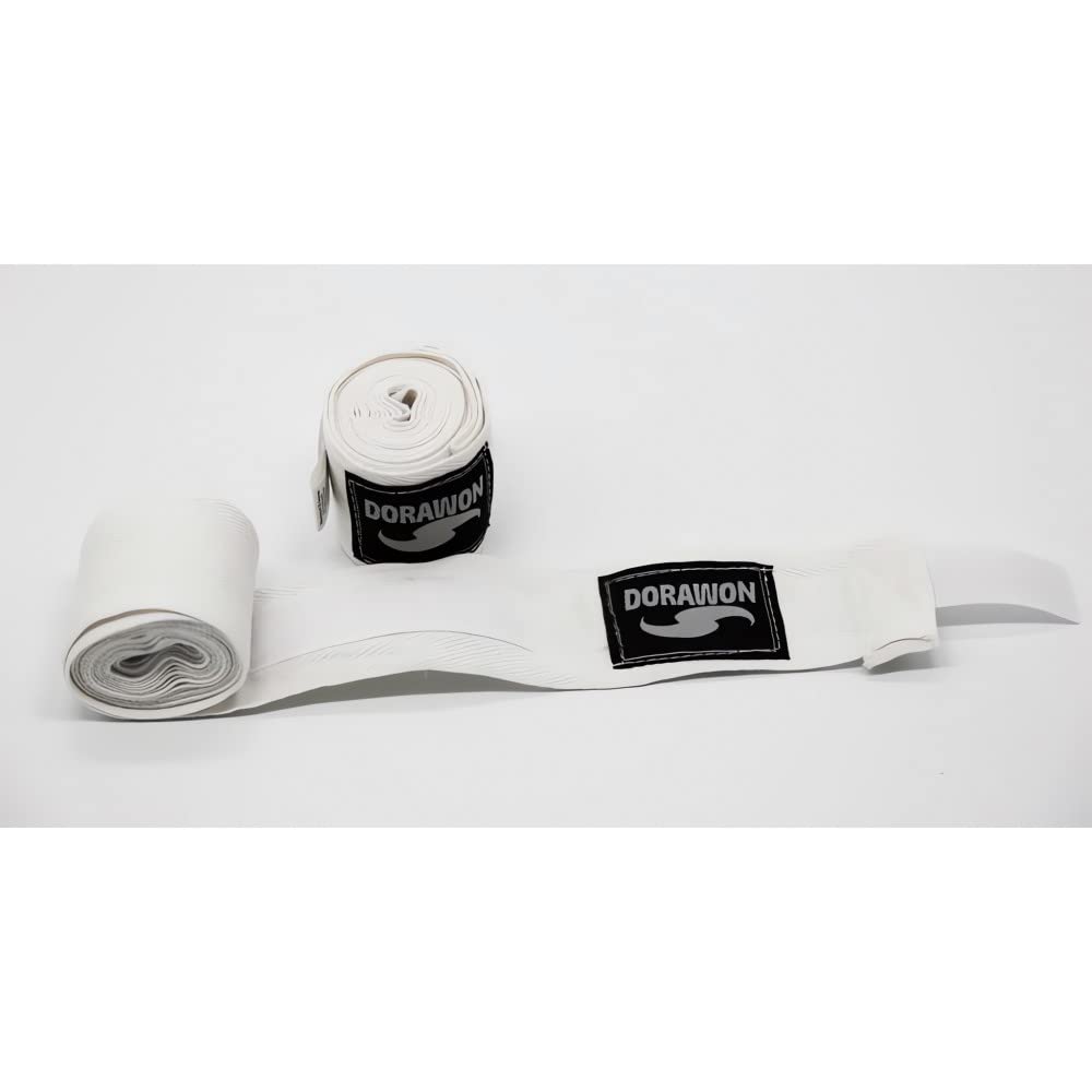 Dorawon Unisex Cotton Handwraps, unisex, Z55Z5Handwr692Blanc, white, 450 cm
