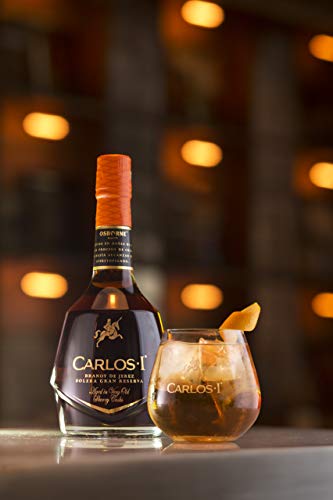 CARLOS I Brandy aus Jerez Solera Gran Reserva | Hergestellt aus Trauben nach dem Criadera- und Solera-Verfahren und gereift in alten Jerez-Fässern. Alkoholgehalt: 40 %. Flasche: 70 cl. – Bild 5