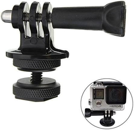 1/4 Inch Hot Shoe Adaptor With Tripod Mount Screw For GoPro Xiaomi Yi SJcam DSLR Camera