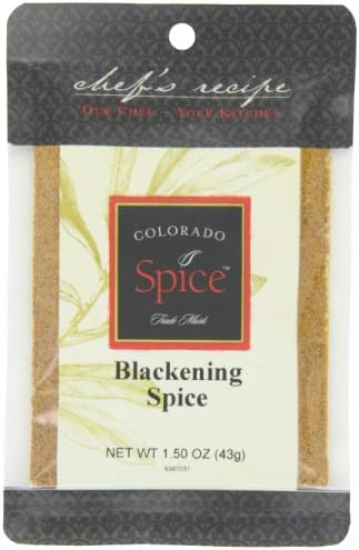 Colorado Spice Company, Beef, Poultry, Pork and Lamb Spice, Blackening Spice, 1.5-Ounce-Ounce-Ounce Packet (Pack of 12)