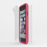 RhinoShield CrashGuard Slim Impact Bumper Bundle for iPhone 6 Plus/6s Plus, Pink (Includes: Bumper, Front Screen Protector)