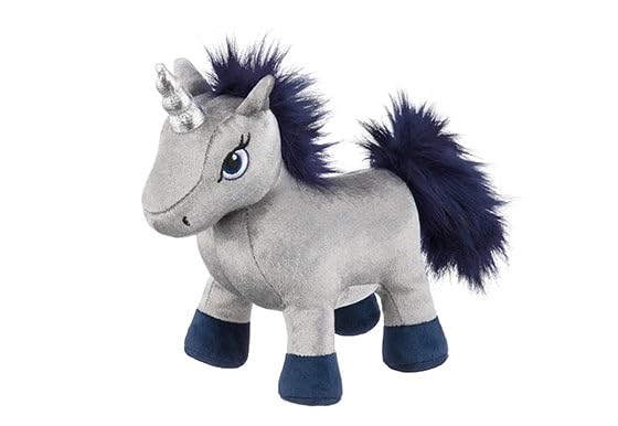 P.L.A.Y. Willow’s Mythical Collection Eunice the Unicorn Plush Dog Toy – Eco-Friendly Squeaky Dog Toy with Recycled Fill, Double-Layer Stitching, Durable, Safe & Machine Washable