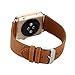 Alonea Leather Buckle Wrist Watch Band Strap Belt For Watch Apple Watch 38mm (Brown)