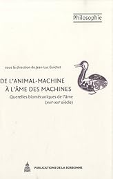 De l'animal-machine à l'âme des machines