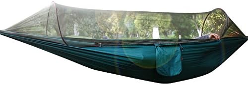Physport Hammock Tent with Mosquito Portable Parachute Fabric Net Lightweight for Hiking Camping Survivor Outdoor
