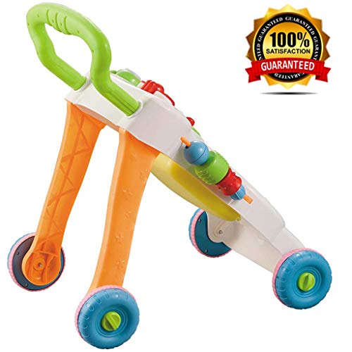 Multi-Function Toddler & Baby Activity Walker | Best Stroller Toy Walker and Stroller for 3 6 9 Months Simulate Infant Newborn Boy Girl Early Development Activity Centers (Multicolored)