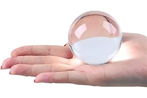 DSJUGGLING 60mm Clear Acrylic Contact Juggling Ball for Small Hands & Transparent Practice Juggling Ball 2.36"