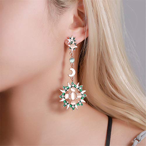 Stud Earrings for Women,Premium Quality Fashion Women\'s Rhinestone Hoop Stud Earrings Jewellery Gift