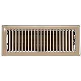 Imperial Manufacturing RG2005 4-Inch by 12-Inch Floor Register,  Brown
