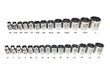 Craftsman Easy Read 28 Pc Standard And Metric 3/8