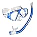 U.S. Divers Icon Mask + Airent Snorkel Set. Easily Adjustable Snorkeling Set for Adults (One Size Fits Most)