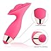 Vibrator , Louviva Massage 10 Speed G Spot Vagina Clitoris Stimulation USB Rechargeable Waterproof Powerful vibration Sex Adult Toys for Couples or Women Flirt Brush Pink