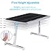 Laptop Desk for Bed, NEARPOW Larger Size Bed Table Laptop Bed Tray, Height and Angle Adjustable Computer Standing Desk Lap Desk with Foldable Legs for Reading and Writing in Bed, Sofa, Couch, Floorthumb 2