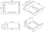 Roline Under-Sink Bracket for KVM NUC Mini PC Thin Client Metal Mount view 6