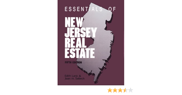 Amazon Com Essentials Of New Jersey Real Estate 9781419500534 Lank Edith Sobeck Joan Books