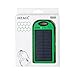 Solar Charger,Dizaul 5000mAh Portable Solar Power Bank Waterproof/Shockproof/Dustproof Dual USB Battery Bank for cell phone,iPhone,Samsung,Android phones,Windows phones,GoPro Camera,GPS and More