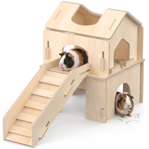 XiaZ Wooden Guinea Pig Castle