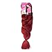 Aigemei X-Pression Braids Premium Original Ultra Braid Kanekalon Jumbo Twist Braids Synthetic Crochet Hair Extension(Burgandy,84inch,165g)