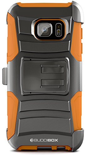 Galaxy s7 case, buddibox [hseries] heavy duty swivel be…