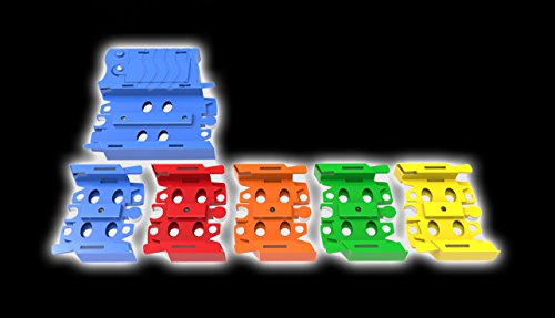 Mindscope LED Laser Tracks by Twister Tracks 12 Feet of Light up Flexible Track + 1 Light up Race Car Each Individual Track Piece Contains Lights (Standard Color System)