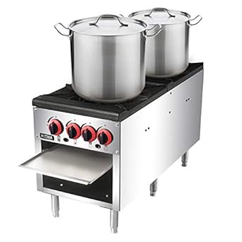 Amazon Com 18 Inches 2 Stock Pot Stove Kitma Natural Gas