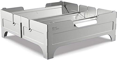 Wolf Grizzly Fire Safe Portable Foldable Fire Pit For Camping