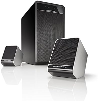 Acoustic Energy Aego³! Amplified Home Stereo Bluetooth 4.0 aptX Speakers for Your Smartphone, Computer, TV and Tablet.