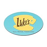 CafePress - Luke's Diner Sticker (Oval) - Oval Bumper Sticker, Euro Oval Car Decal