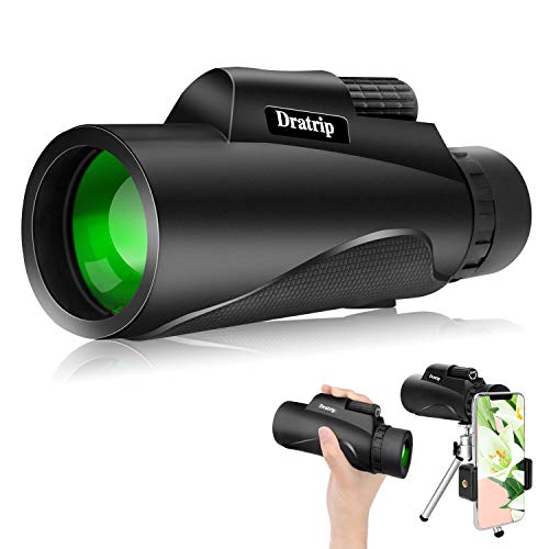 Monocular Telescope, 12X50 High Power HD Monocular with Smartphone Holder & Tripod, Waterproof Monocular with Durable and Clear FMC BAK4 Prism for Bird Watching, Camping, Hiking, Match - [2019 Newest]