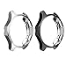 LDFAS Galaxy Watch 46MM Case, (2 Pack) Silicone Shock-Proof and Protector Cover Compatible for Samsung Galaxy Watch 46MM (2018) / Gear S3 Frontier (2017) Smartwatch Silver+Black