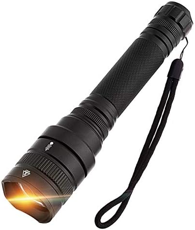 HUANGLP Flashlight Torch,XHP50 Glare Flashlight Zoom Long-Range Flashlight Outdoor Camping Fishing Hunting Flashlight [Energy Class A]