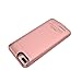 BIGFOX for iPhone 7 Battery Case, for iPhone 8 Charging Case Magnetic Rechargable External Battery Case 3000mAh Slim Extended Backup Power Bank Case Bank Cover for iPhone 6/6S/7/8[4.7inch] (Rose Gold)