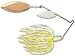 Terminator T1 Spinnerbait-Colorado/Oklahoma, Nickel/Gold Blade (Chartreuse White Shad, 3/8-Ounce)